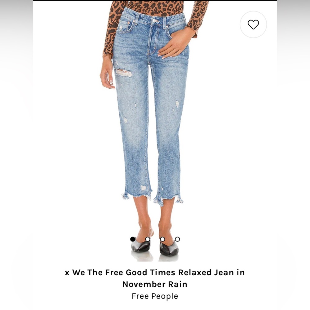 Free People Good Times Relaxed in November Rain size 27 New With Tags